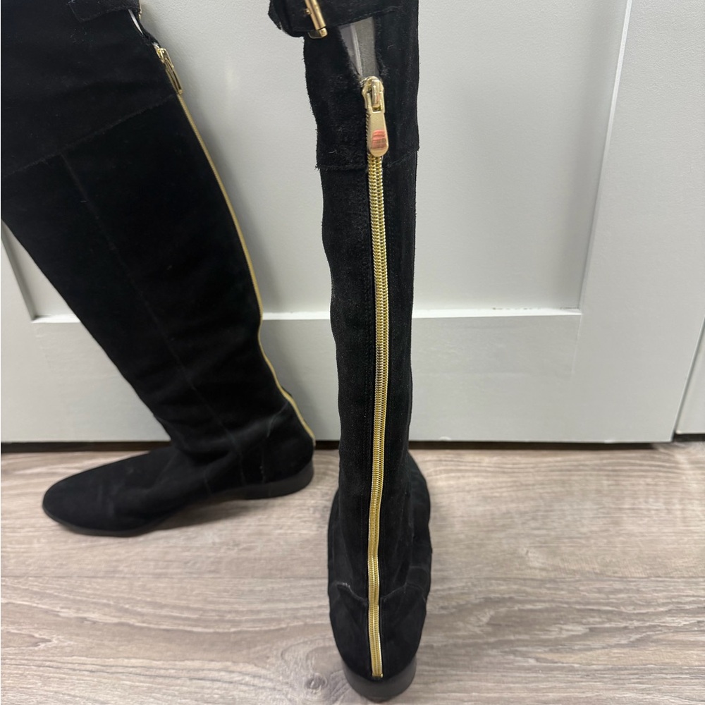 Charles By Charles David Black Knee-High Boots - Picture 3 of 5